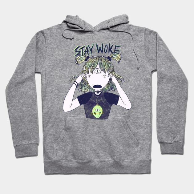 Stay Woke Hoodie by alexacassaro